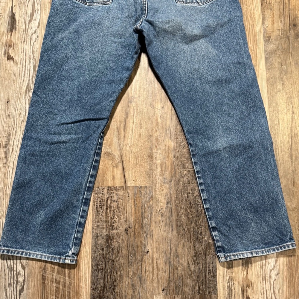 Wrangler Jeans Mens 40x30 Blue FR13MWZ Flame Resistant 13 Original Work Denim - Picture 5 of 16